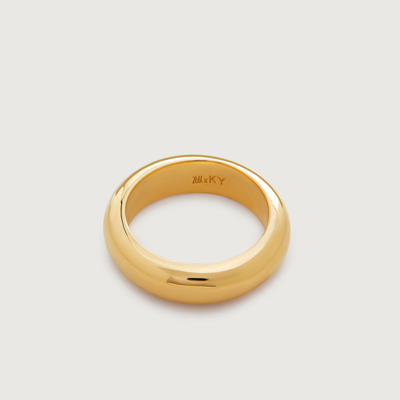 Monica Vinader Gold Kate Young Stacking Ring