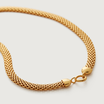 Monica Vinader Gold Heirloom Woven Chain Necklace 46cm/18'