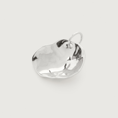 MONICA VINADER STERLING SILVER NURA SMALL SHELL PENDANT CHARM