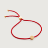 Monica Vinader Gold Linear Solo Friendship Diamond Bracelet Diamond