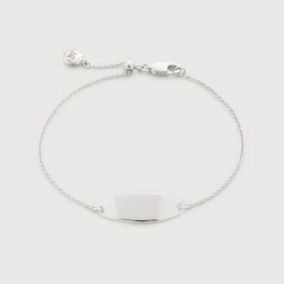 Monica Vinader Sterling Silver Nura Tiny Fine Chain Bracelet In Metallic