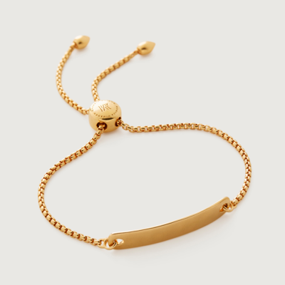 Monica Vinader Gold Havana Mini Friendship Chain Bracelet