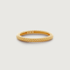 MONICA VINADER GOLD HEIRLOOM STACKING RING