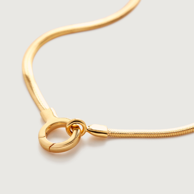 Monica Vinader Gold Snake Chain Necklace 50cm/20'