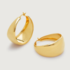 MONICA VINADER GOLD KATE YOUNG LARGE HOOP EARRINGS