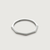 Monica Vinader Sterling Silver Octagon Stacking Ring