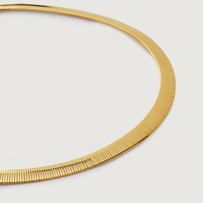 Monica Vinader Gold Power Collar Necklace Adjustable 41-46cm/16-18'