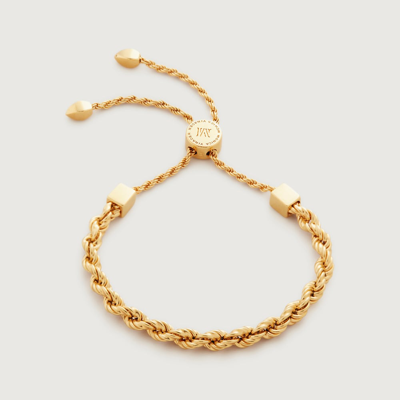 Monica Vinader Gold Corda Friendship Chain Bracelet