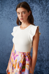 Marie Oliver Rory Top In Cool White