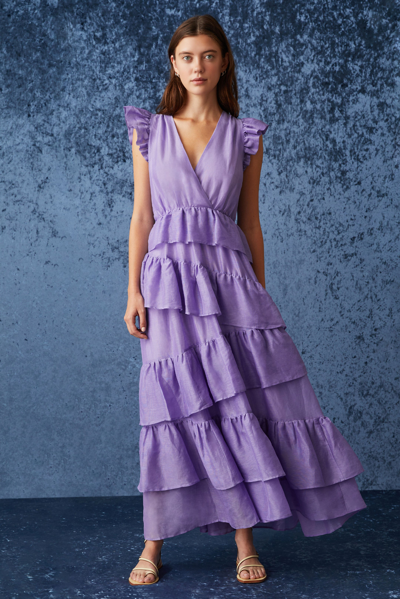Marie Oliver Marisol Dress In Purple