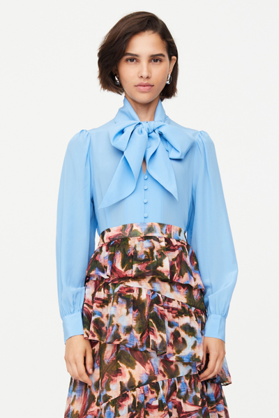 Marie Oliver Felix Blouse In Azure