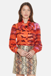 Shop Marie Oliver Felix Blouse In Cabo Sunset