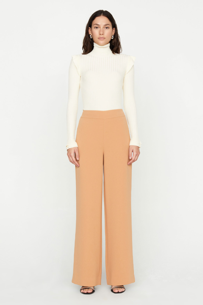 Marie Oliver Mia Straight Pant In Toffee