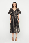 Marie Oliver Foster Dress In Raven Rows