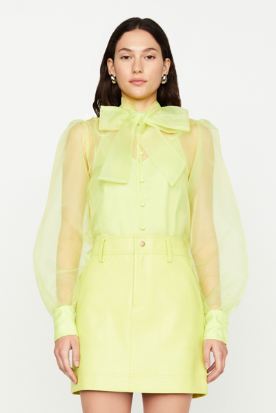 Marie Oliver Bonnie Blouse In Limeade