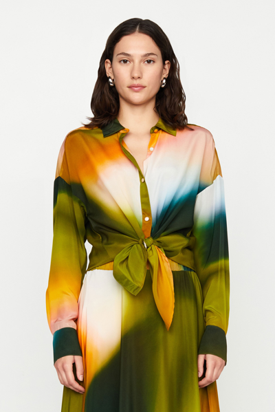Marie Oliver Nico Blouse In Peridot