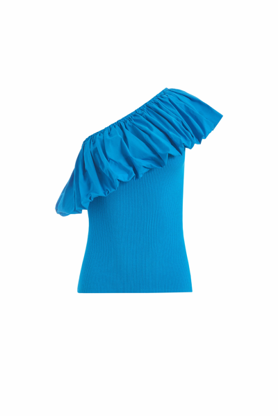 Marie Oliver Lucy Top In Bondi Blue