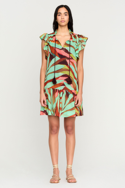 Marie Oliver Arie Dress In Tropical Coral