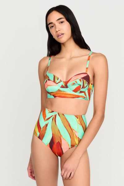 Marie Oliver Priya Top In Tropical Coral