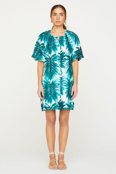Marie Oliver Huxley Dress In Monstera