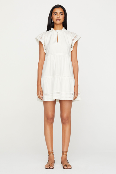 Marie Oliver Day Dress In Cool White