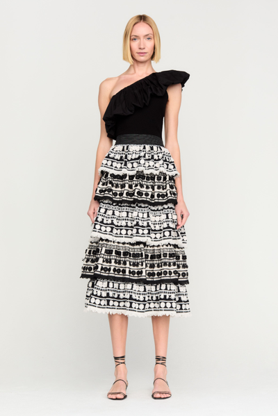 Marie Oliver Celia Skirt In Yin Yang