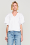 Marie Oliver Viva Popover In Cool White