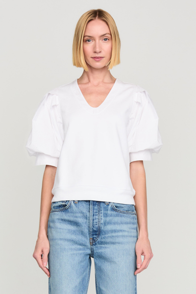 Marie Oliver Viva Popover In Cool White