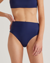 QUINCE WOMEN'S ITALIAN HIGH-RISE BIKINI BOTTOM