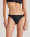 QUINCE WOMEN'S ITALIAN LOW-RISE BIKINI BOTTOM