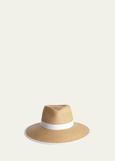 Eric Javits Sun Crest Woven Sun Hat In Neutral