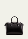 Givenchy Antigona Small Top Handle Bag In Box Leather In Black