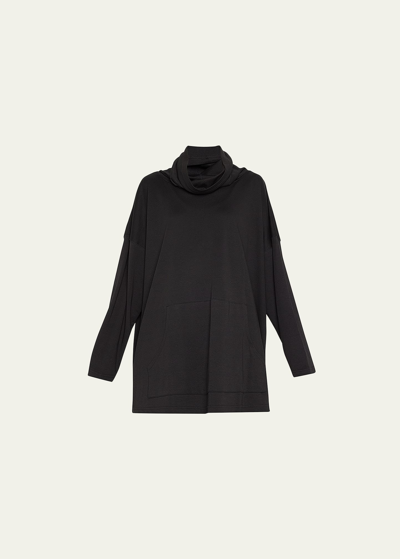 Eskandar Monks Cowl-neck Wool Pullover Top