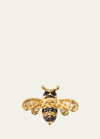 Sydney Evan 14k Gold Diamond & Sapphire Bee Stud Earring (single)