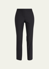 Theory Thaniel Approach Cropped Slim Pants In Black