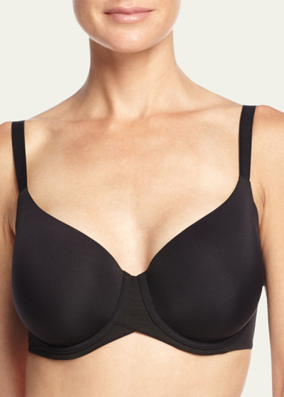 Wacoal Ultra Side Smoother Contour Underwire Bra In Black