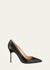 Manolo Blahnik Bb 105mm Leather Pumps In Black