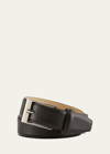 Appaman Kids' Boys' Faux-leather Dress Belt, Black, S-l