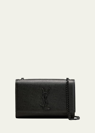 Saint Laurent Kate Small Ysl Crossbody Bag In Grained Leather