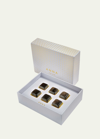 Anna New York Vida Smokey Quartz Whisky Cubes, Set Of 6 In White