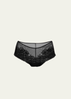 Natori Flora Lace Hipster Briefs In Black