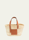 Loewe Basket Small Palm Tote Bag In Neutral