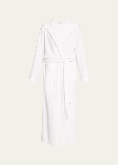 Hanro Hooded Plush Long Robe