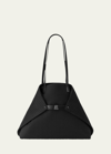 AKRIS AI MEDIUM TECHNO FABRIC SHOULDER BAG