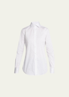 Polo Ralph Lauren Charmain Stretch Poplin Shirt In White
