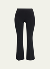 Helmut Lang Flare Cropped Leggings In Black