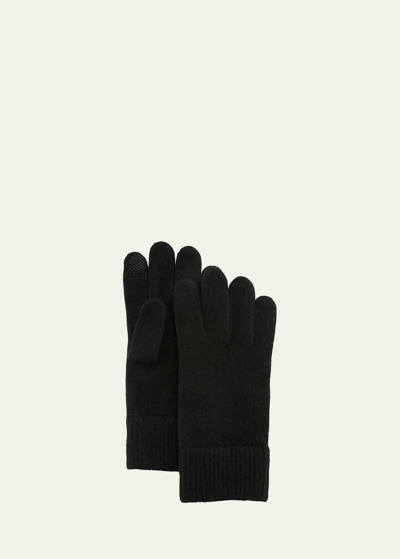 Bergdorf Goodman Cashmere Touchscreen Gloves