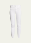 L Agence Margot High-rise Skinny Jean In Blanc