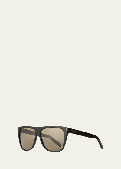 Saint Laurent Unisex Sunglasses In Neutral
