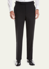 Tom Ford Men's O'connor Wool Tuxedo Pants In Gold